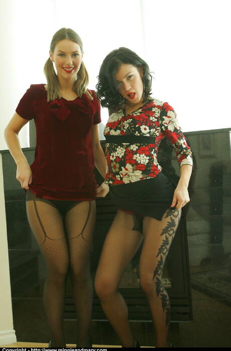 Stocking Videos are proud to present you with xxx pictures featuring Minnie and Mary in lesbian porn scene