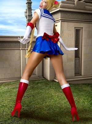 Cosplay Erotica invites you to browse their free pics with Angela demonstrating superb body